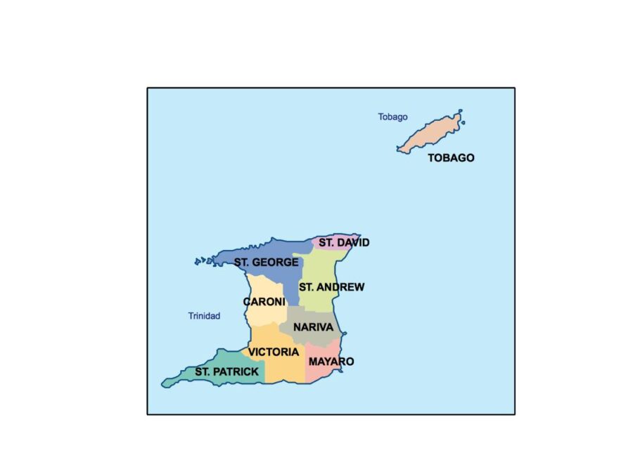 trinidad and tobago powerpoint mapa presentaciones