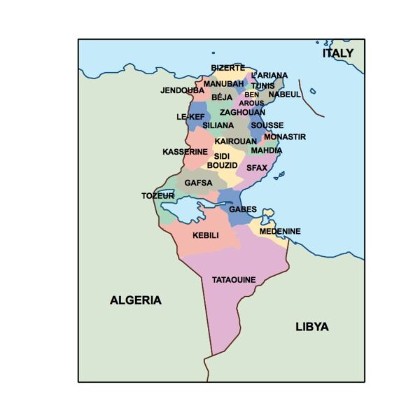 tunisia powerpoint mapa presentaciones