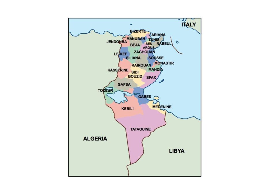 tunisia powerpoint mapa presentaciones