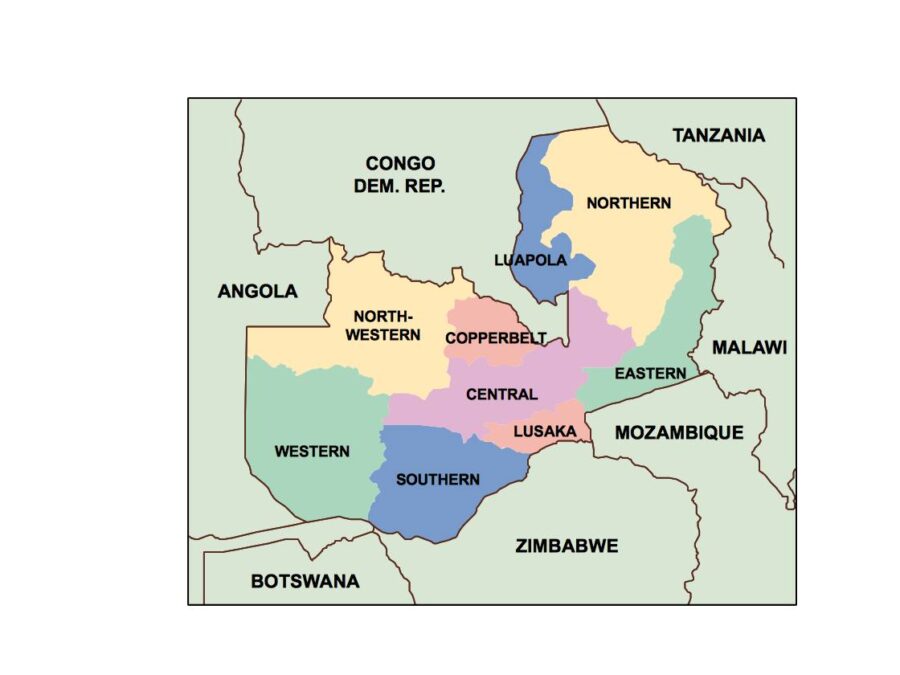 zambia powerpoint mapa presentaciones