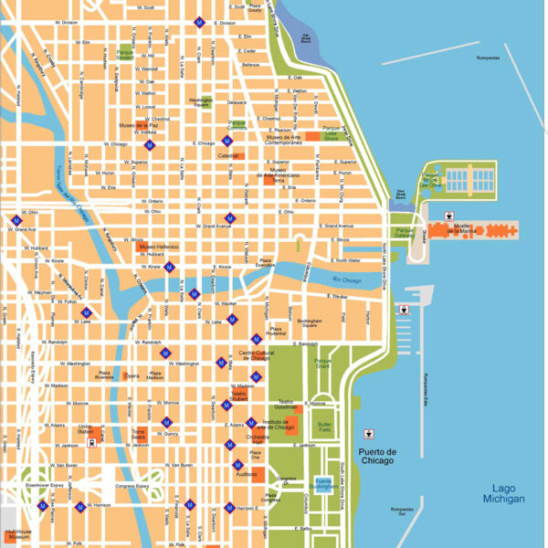 Chicago Illustrator Mapa vectorial