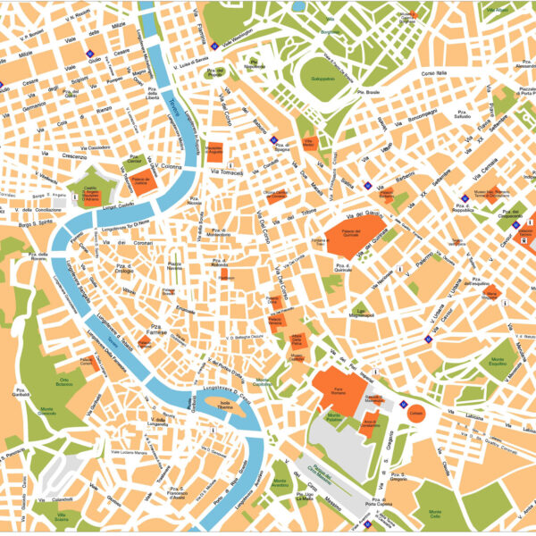 Roma Illustrator Mapa vectorial