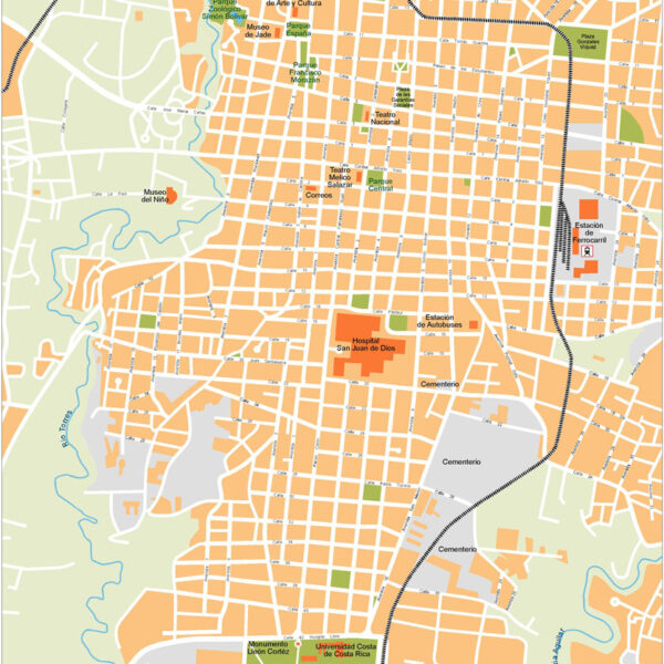 San Jose Illustrator Mapa vectorial