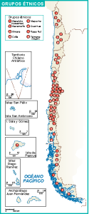 Chile mapa etnico