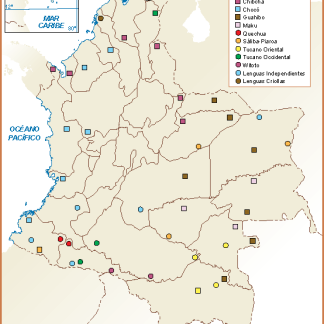 Colombia mapa lenguas