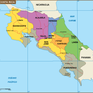Costa Rica mapa