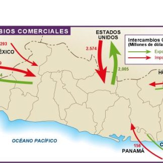 El Salvador mapa comercio
