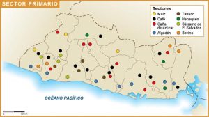 El Salvador mapa primario