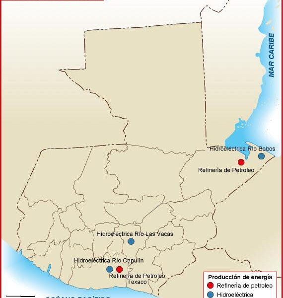 Guatemala mapa energia
