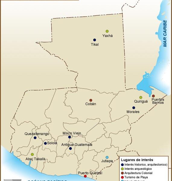 Guatemala | Mapas vectoriales de España y del mundo