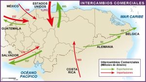 Honduras mapa comercio