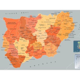 Mapa Municipios Jaen