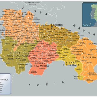 Mapa Municipios La Rioja