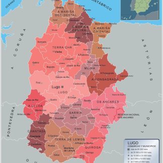Mapa Municipios Lugo