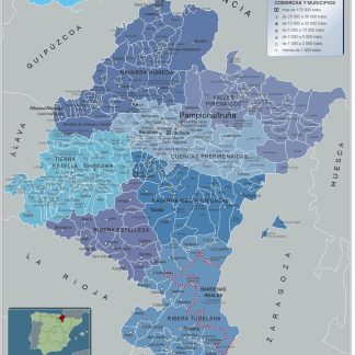 Mapa Municipios Navarra