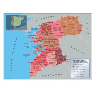 Mapa Municipios Pontevedra