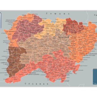 Mapa Municipios Salamanca