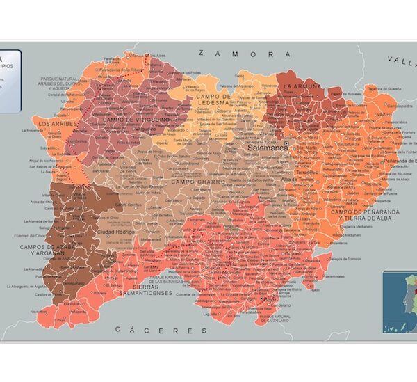Mapa Municipios Salamanca