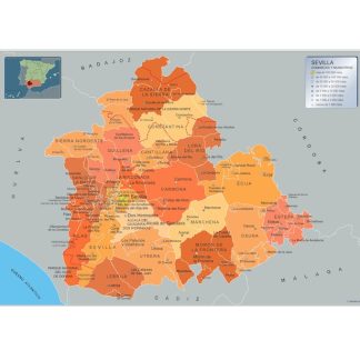 Mapa Municipios Sevilla