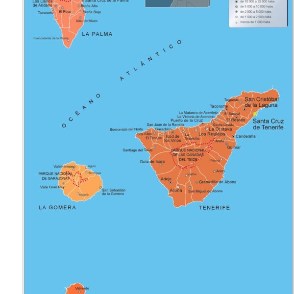 Mapa Municipios Tenerife