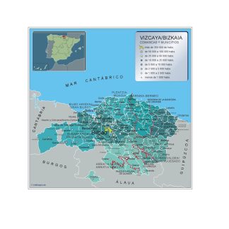 Mapa Municipios Vizcaya