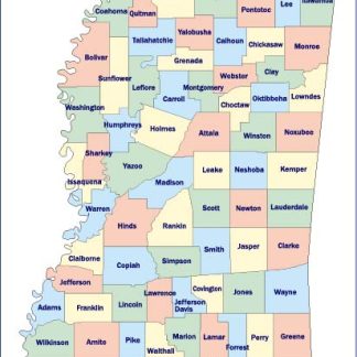 Mississippi counties