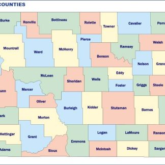 North Dakota counties