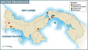Panama mapa secundario