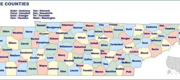 Tennessee counties