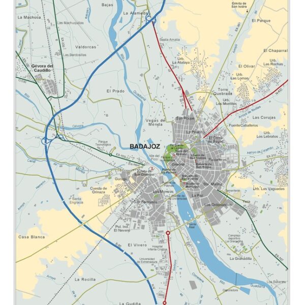 mapa digital badajoz