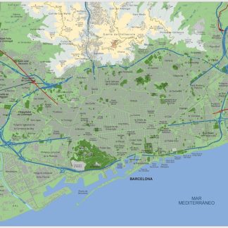 mapa digital barcelona