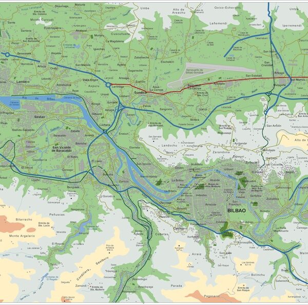 mapa digital bilbao