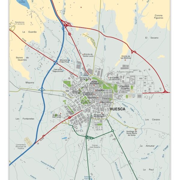 mapa digital huesca
