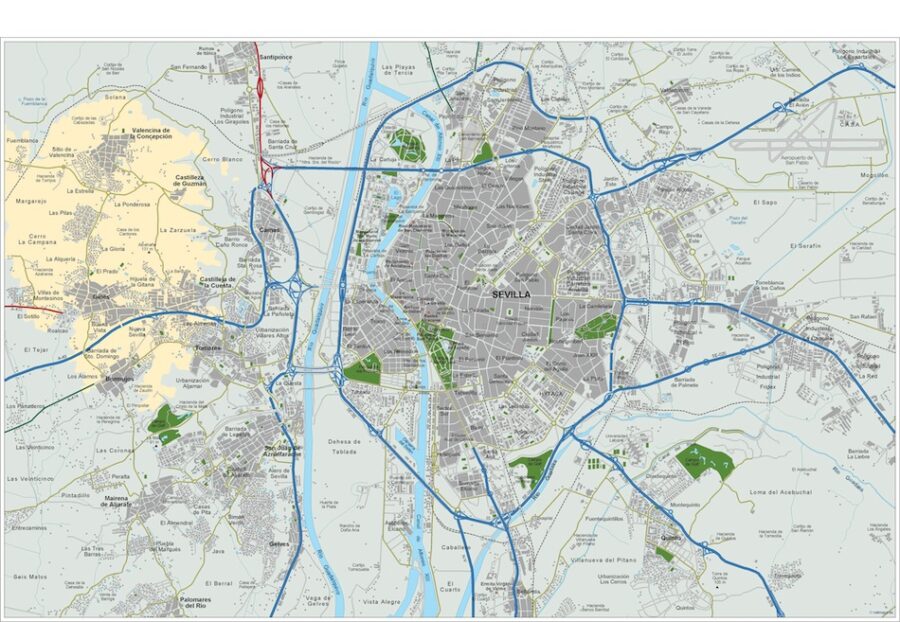 mapa digital sevilla