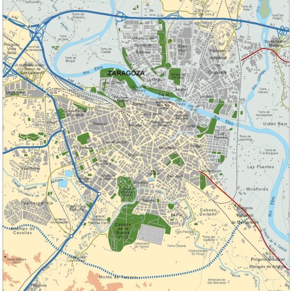 mapa digital zaragoza