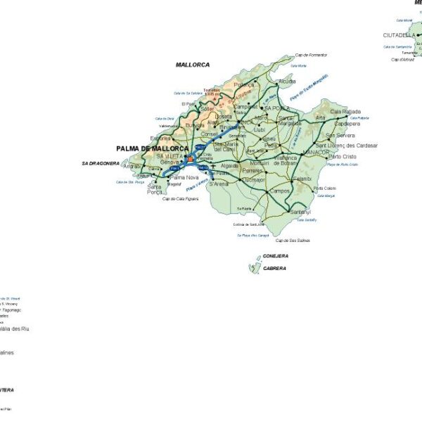 mapa provincia Baleares