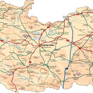 mapa provincia Ciudad Real