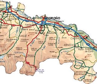 mapa provincia La Rioja