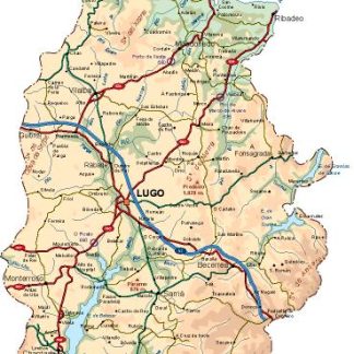 mapa provincia Lugo
