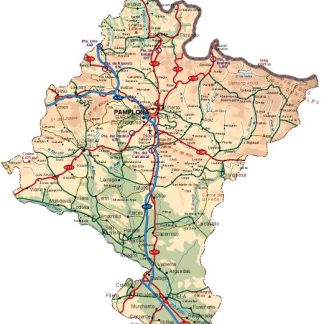 mapa provincia Navarra