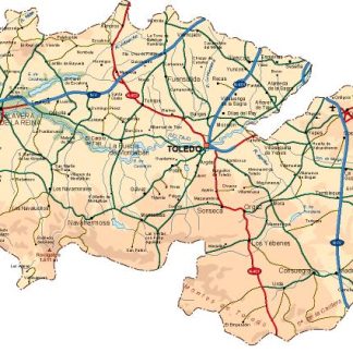 mapa provincia Toledo